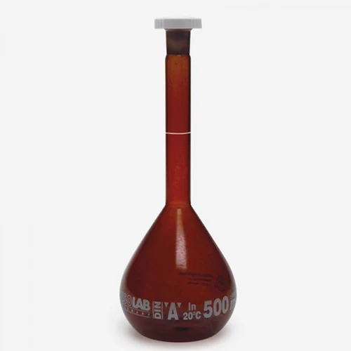 Balon joje - standard - amber - A kalite - grup sertifikalı - beyaz skala - 2000 ml - NS 29/32