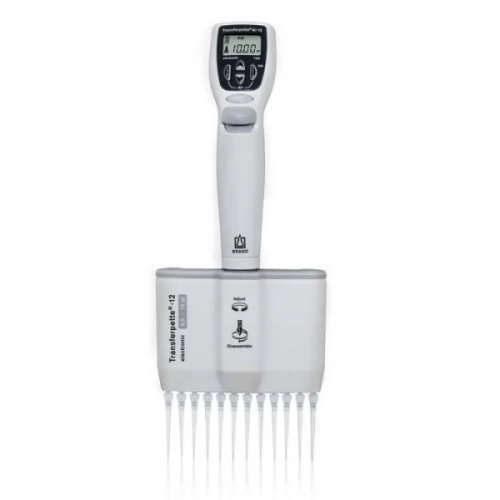 Brand 705449 Transferpette® Elektronik Ayarlı Mikropipet 12 Kanallı 0,5 - 10 µl