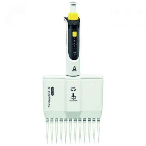 Brand 705930 Transferpette® S Dijital Ayarlı Mikropipet 12 Kanallı 20 - 200 µl