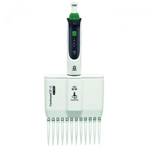 Brand 705932 Transferpette® S Dijital Ayarlı Mikropipet 12 Kanallı 30 - 300 µl