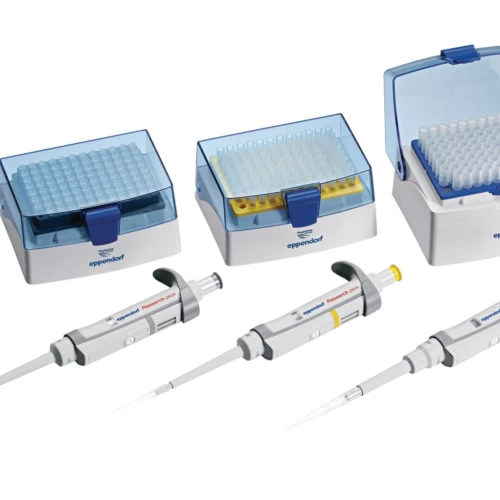 Eppendorf Otomatik Pipet Seti 0.1-1 mL, 0.5-5 mL, 1-10 mL Kutulu Uçları ile komple